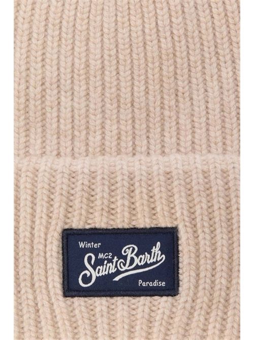 Berry women's cap in beige cashmere blend MC2 Saint Barth | BERRY WSBW 11 BEIGE